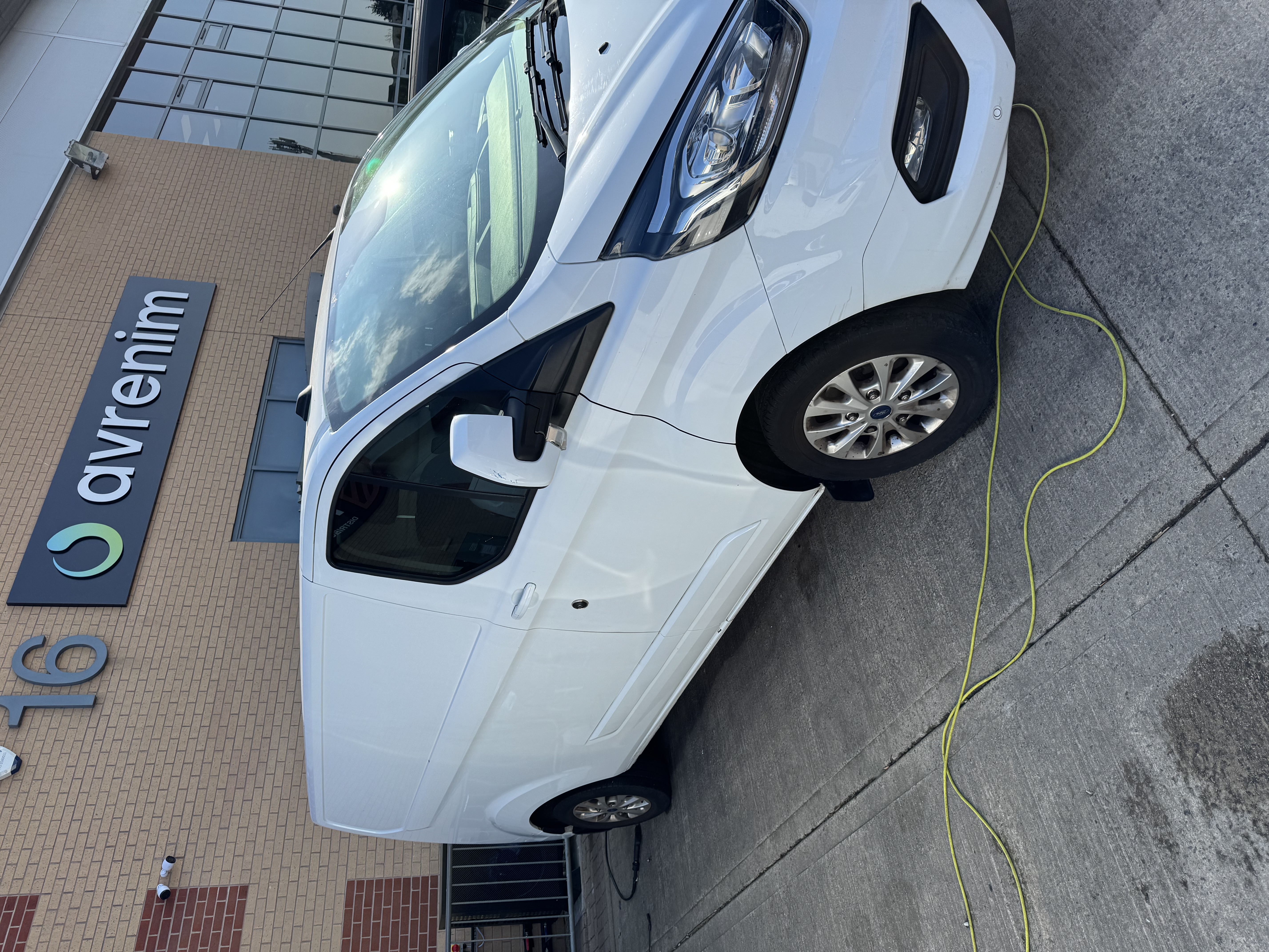 Professional van valeting - Transit van exterior cleaning results
